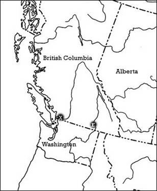 Distribution of silver hair moss in Canada: Sumas Mountain, extirpated Arrow Lake